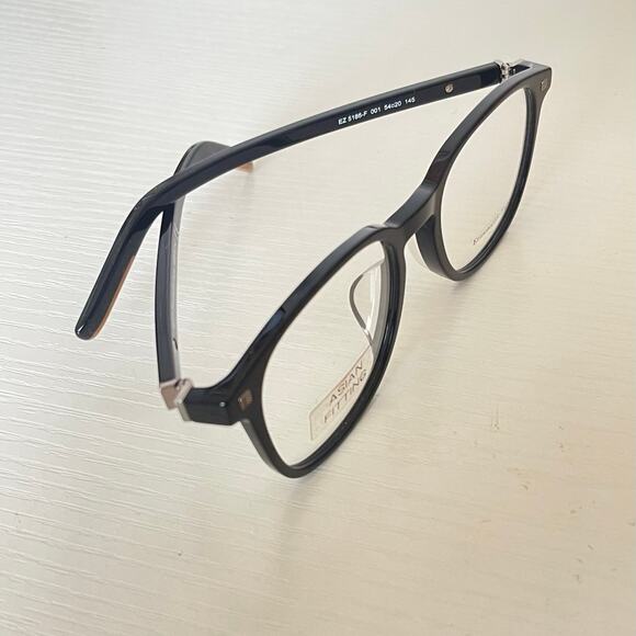 ERMENEGILDO ZEGNA EZ5186-F 001 Black Plastic Eyeglasses Frame - Picture 6 of 9